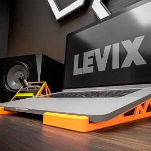 LEVIX Laptop Stand – 3D Printed Laptop Riser